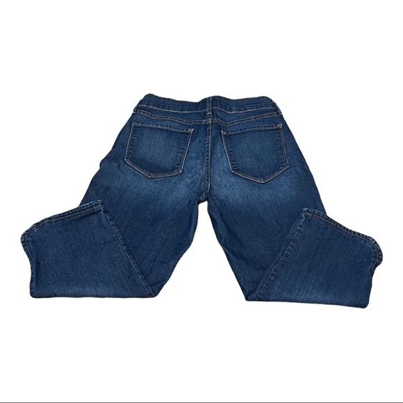 NYDJ “Ariel” Lift Tuck Cropped Curved Slit Hem Denim Jeans - Picture 3 of 10